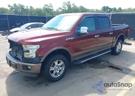 2015 Ford F-150 Lariat z USA, uszkodzony, nr VIN 1FTEW1EF8FKD07243